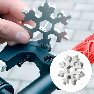 Večnamensko orodje s kar 18-imi funkcijami v obliki snežinke | MULTIFLAKE