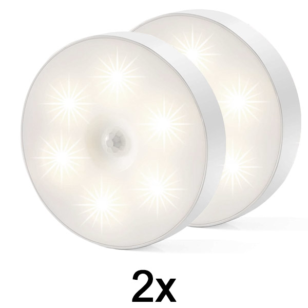 2x Pametna LED svetilka s senzorjem gibanja | LUMISIGN