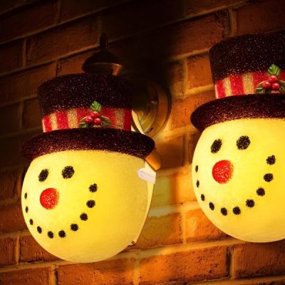 Pokrovi za luči z motivom snežaka | SNOWKO